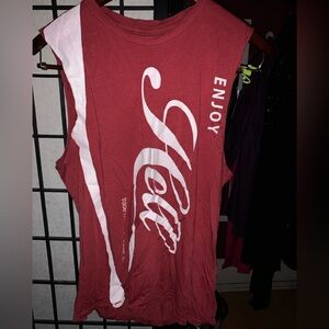 Vintage lip service enjoy hell cut off shirt